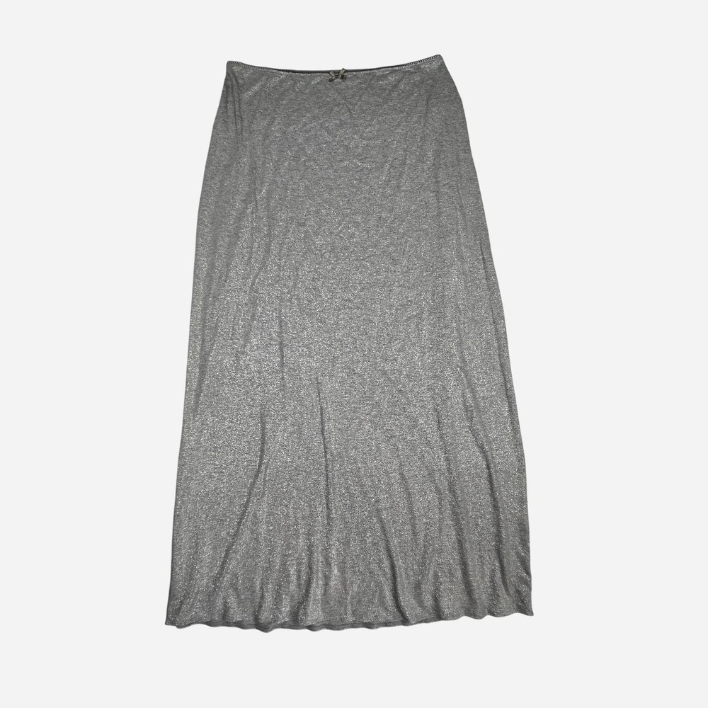 Aerie gray sparkle maxi skirt / LG / pajamas, loungewear, y2k, 2000s, comfy
